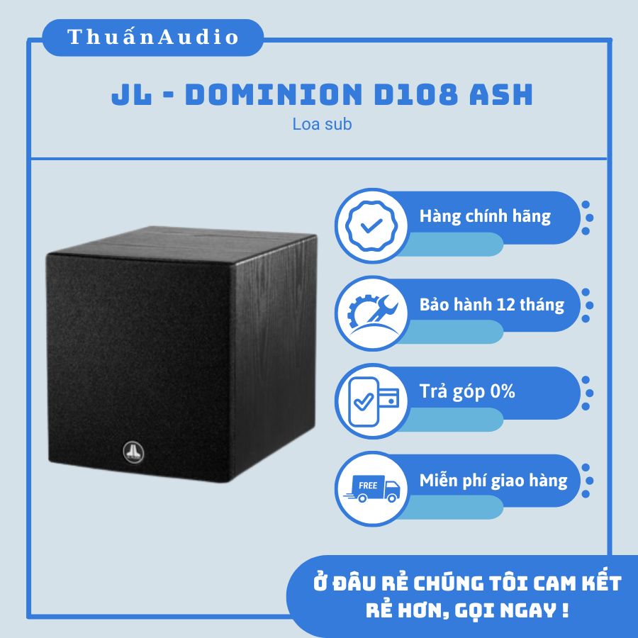 Loa JL - Dominion D108 ASH