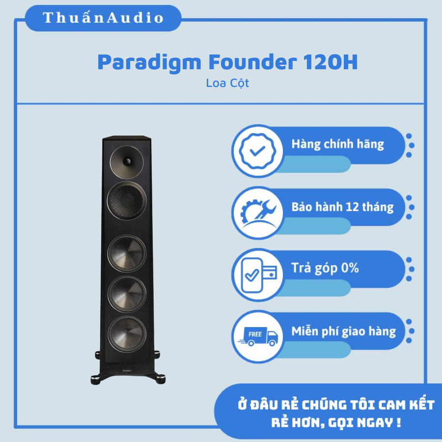 Loa Paradigm Founder 120H - Giá rẻ chỉ có tại Thuấn Audio