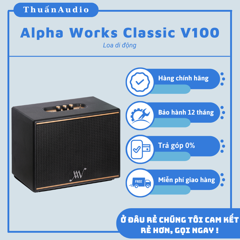 Loa Retro Alpha Works Classic V100