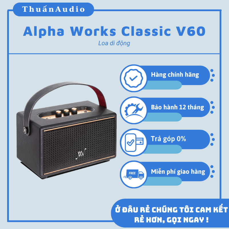 Loa Retro Alpha Works Classic V60